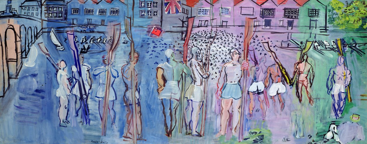 Henleyn regatta, soutajat tekijältä Raoul Dufy