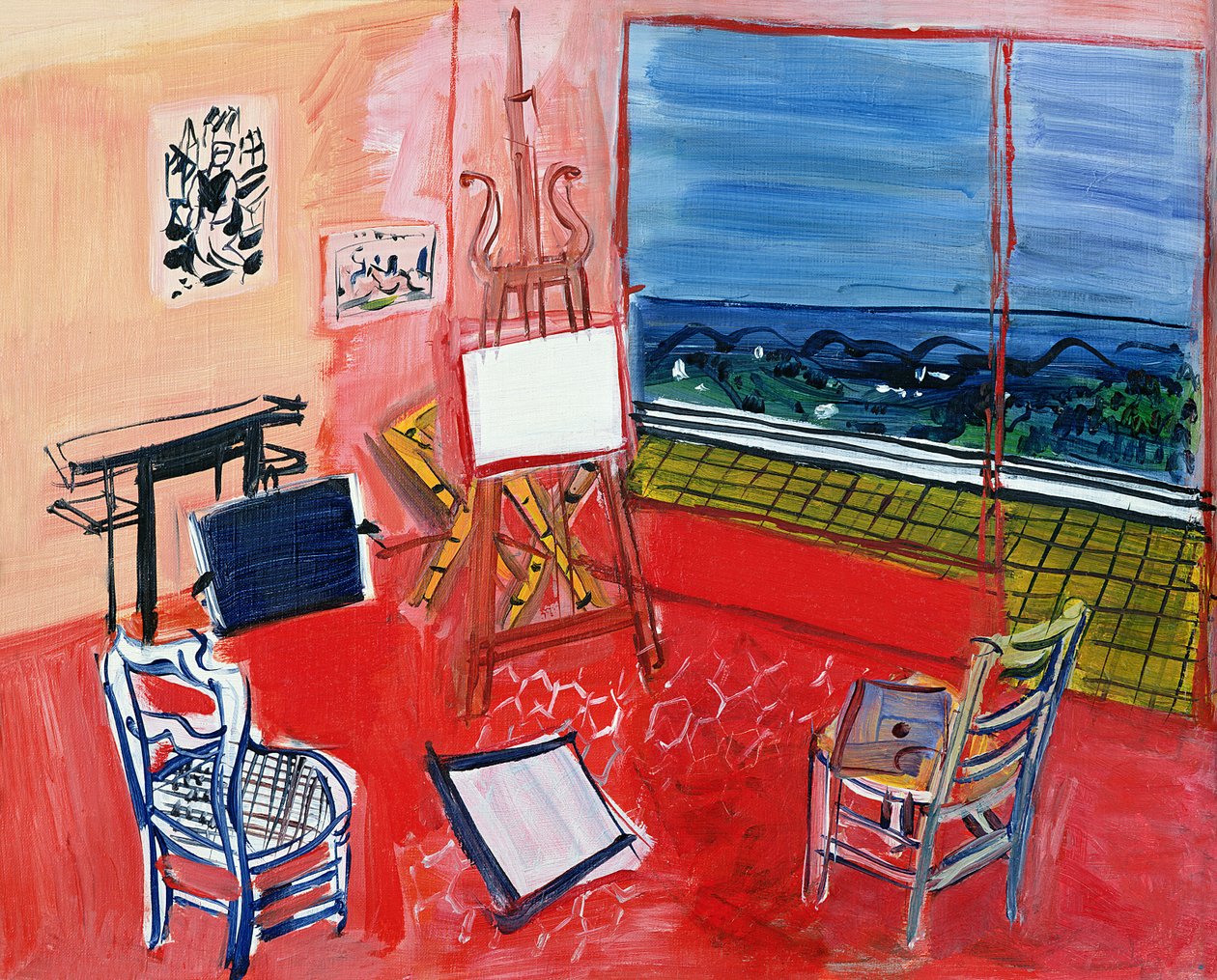 Studio Vence (öljy kankaalle) tekijältä Raoul Dufy