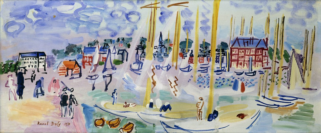 Sunnuntai Deauville; Dimanche a Deauville tekijältä Raoul Dufy