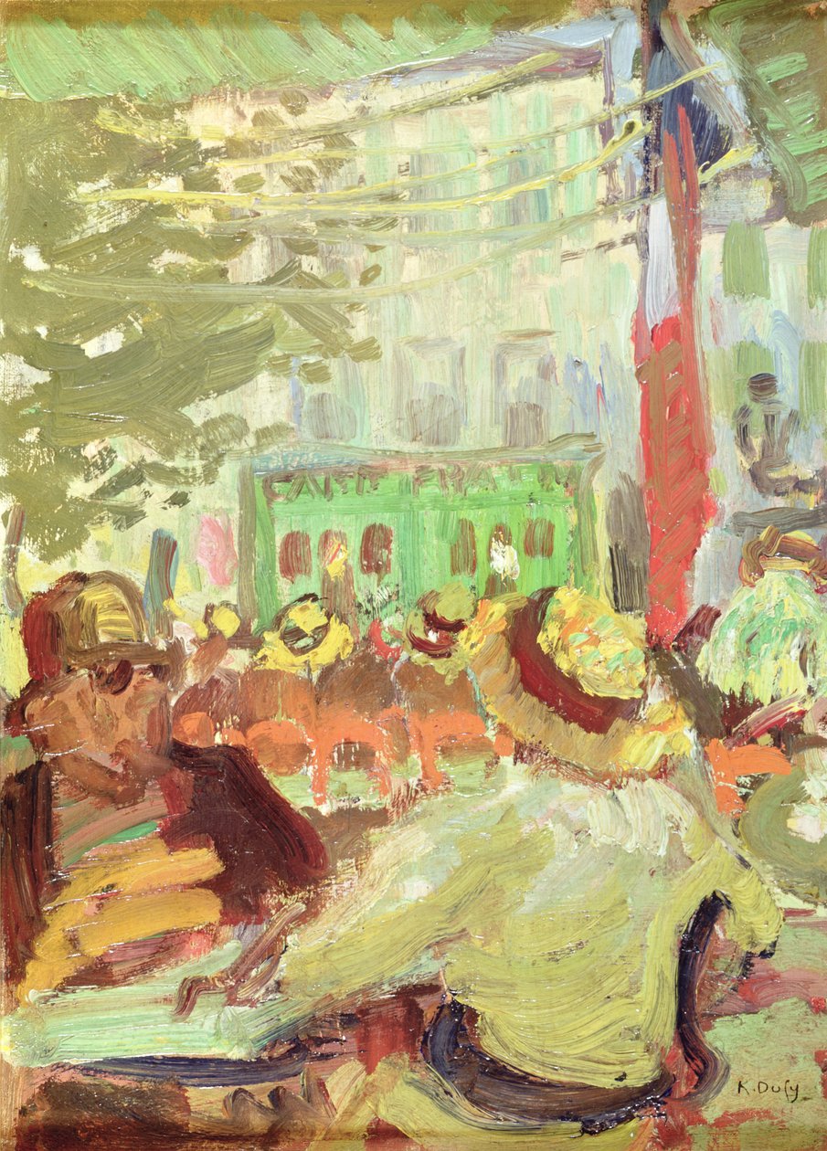 Martiguesin terassikahvila tekijältä Raoul Dufy