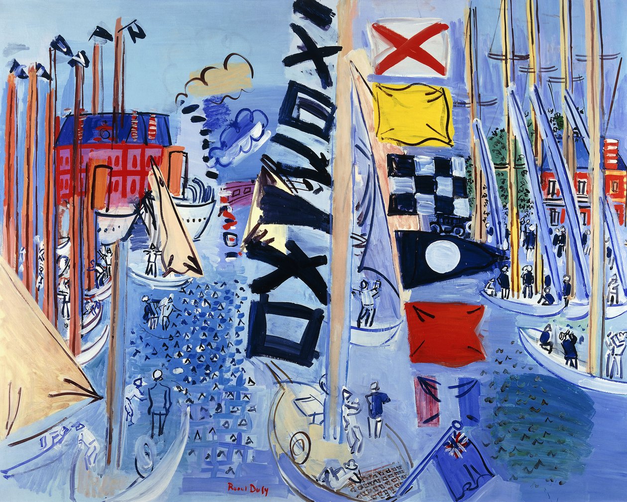 The Basin; Le Bassin tekijältä Raoul Dufy