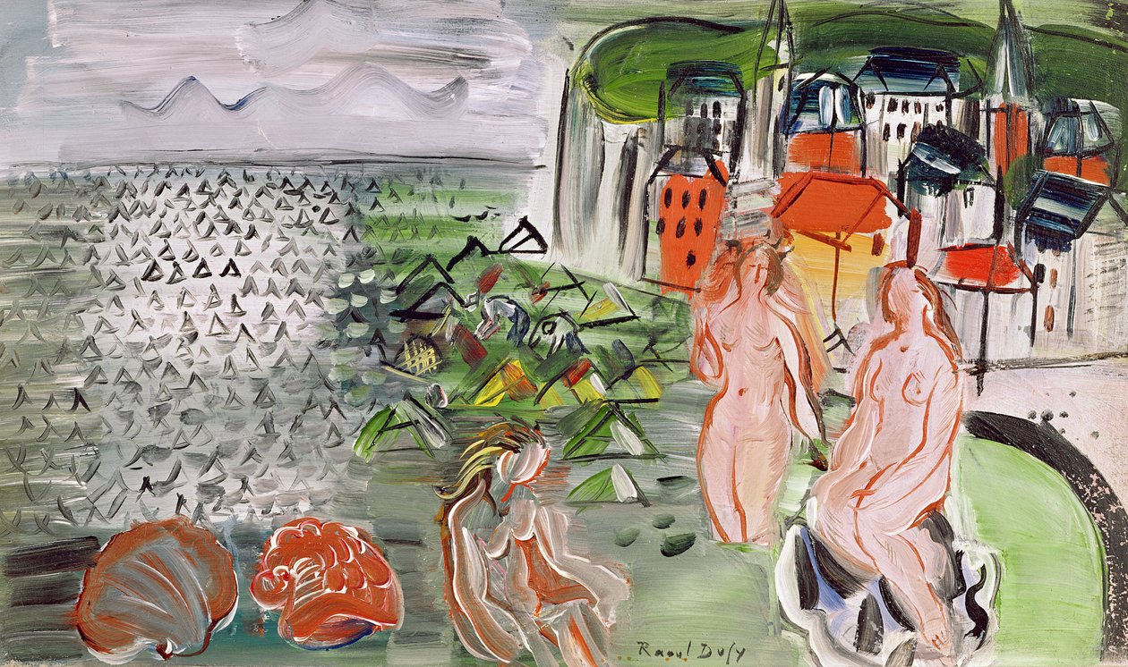 Sainte-Adressen lahti (öljy kankaalle) tekijältä Raoul Dufy