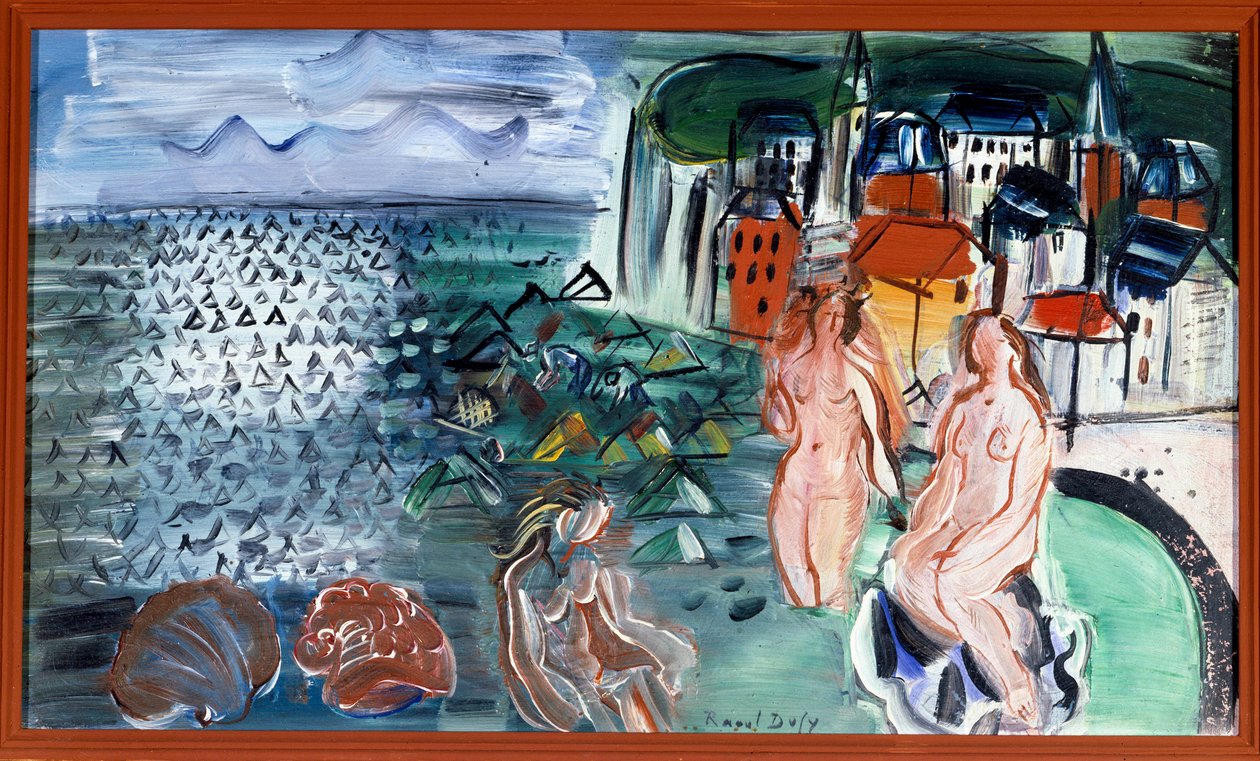 Sainte-Adresse (Sainte-Adresse), 20. vuosisata (öljy kankaalle) tekijältä Raoul Dufy