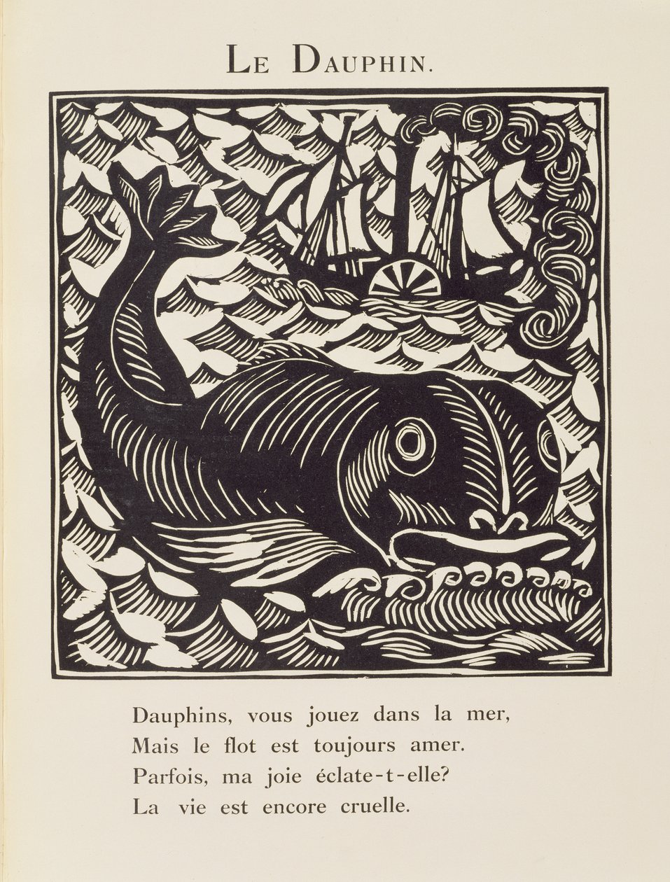 Delfiini, kuvitus teoksesta 