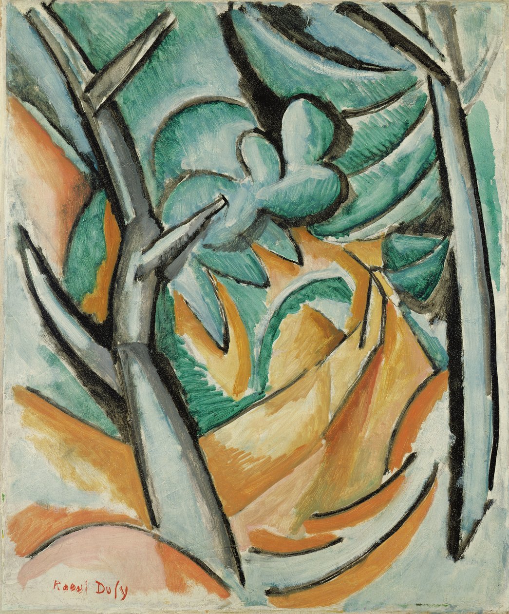 Vihreät puut tekijältä Raoul Dufy