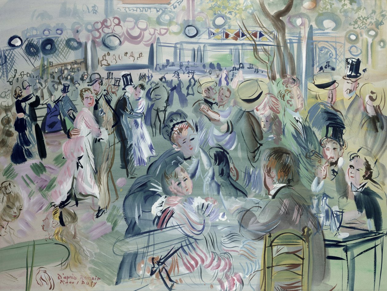 Moulin de la Galette tekijältä Raoul Dufy