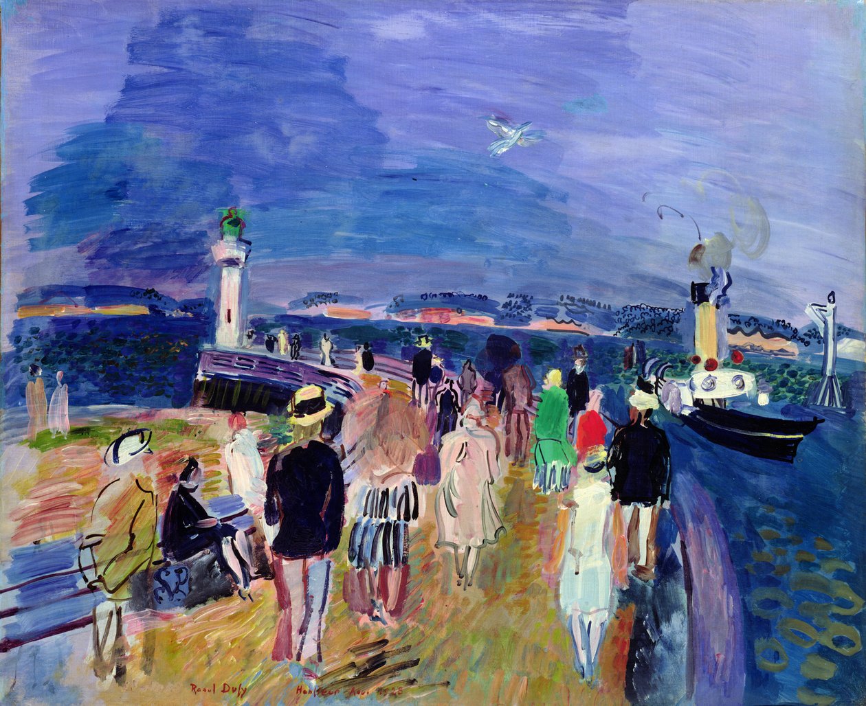 Honfleurin laituri tekijältä Raoul Dufy