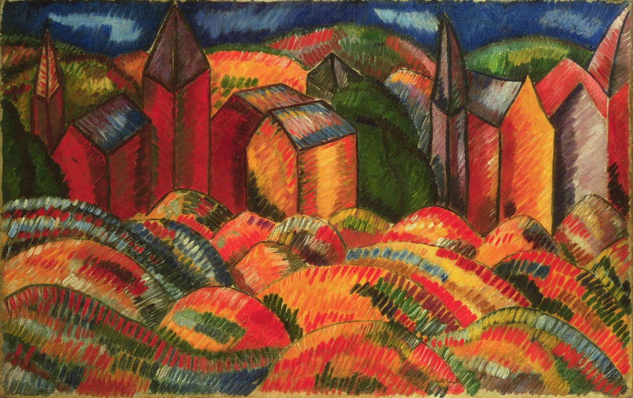 Sainte-Adressen punaiset talot tekijältä Raoul Dufy