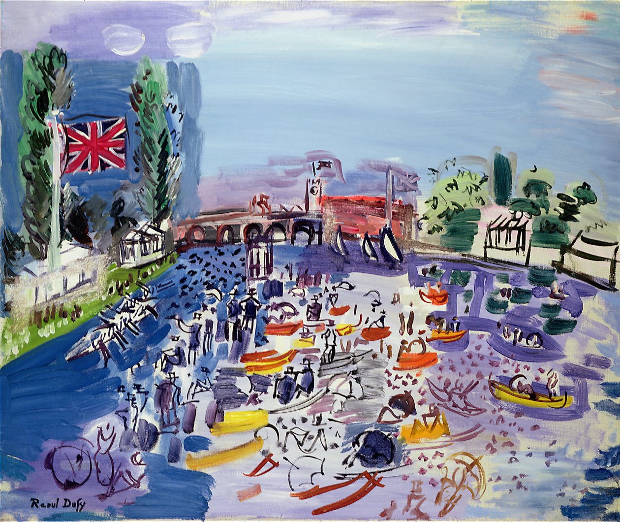 Henleyn regatta, n.1930 tekijältä Raoul Dufy