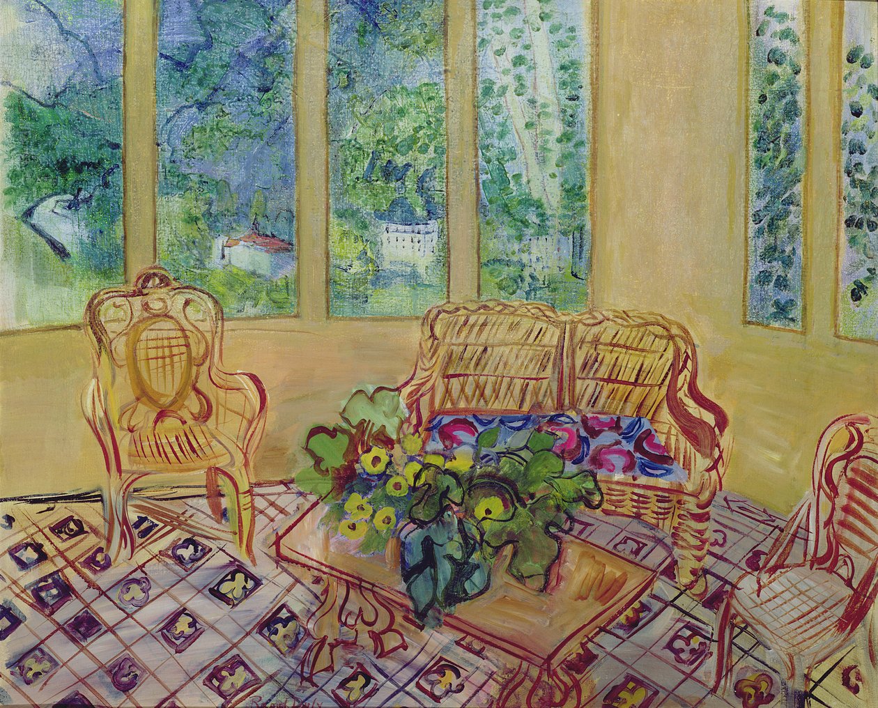 Talvipuutarha Vernet-les-Bainsissa tekijältä Raoul Dufy