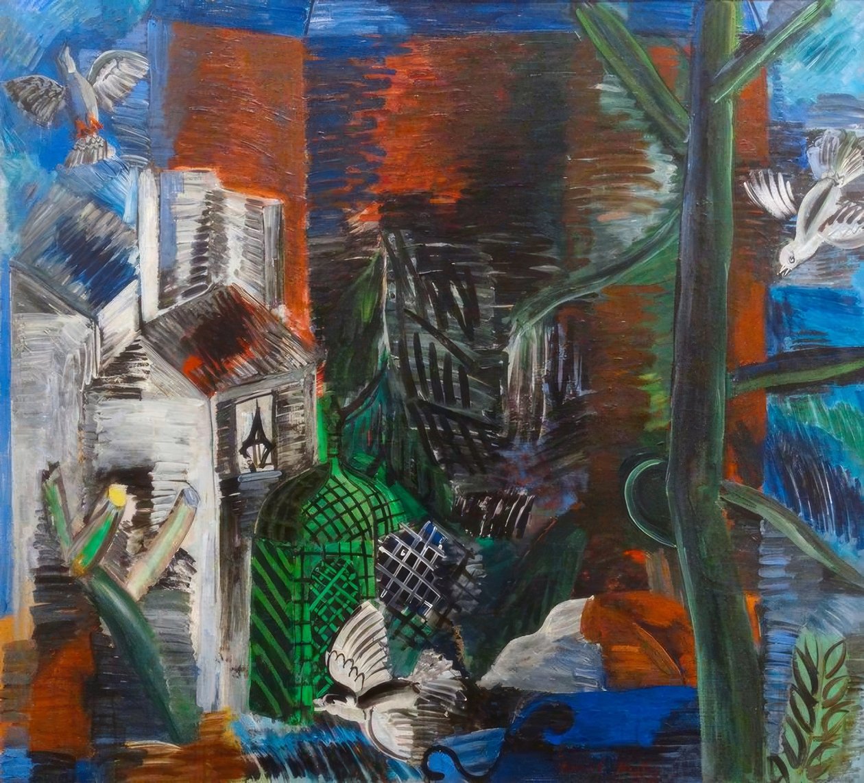 Hylätty puutarha tekijältä Raoul Dufy