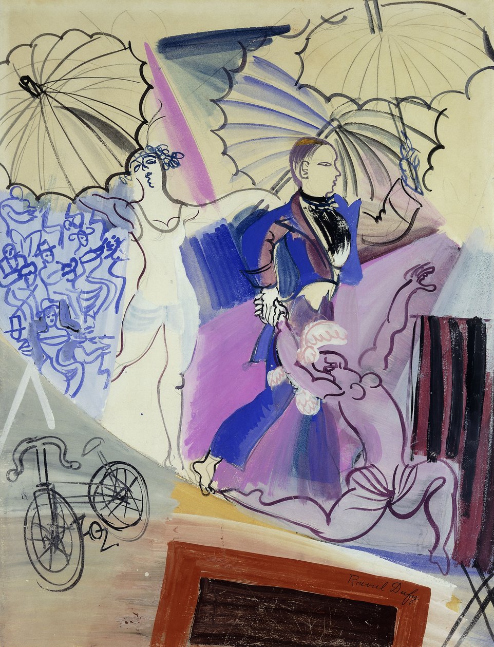 Köysikävijät; Les Equilibristes (Tasapainoilijat) tekijältä Raoul Dufy