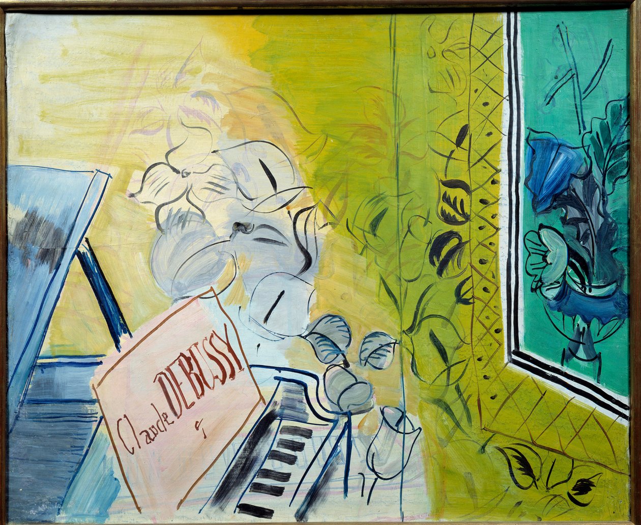 Kunnianosoitus Claude Debussylle tekijältä Raoul Dufy