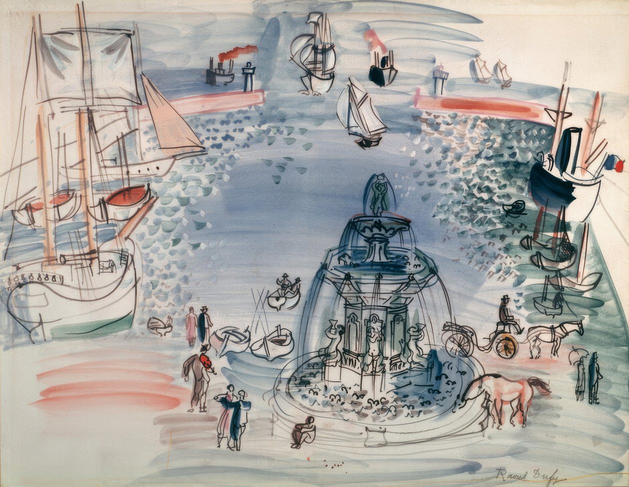 Kunnianosoitus Claude Lorrainille tekijältä Raoul Dufy