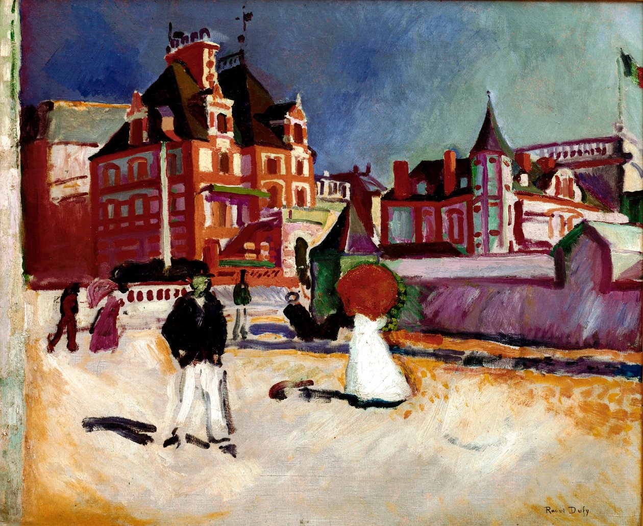 Trouville Raoul Dufyn (1877-1953) maalaus 1907 Yksityiskokoelma tekijältä Raoul Dufy