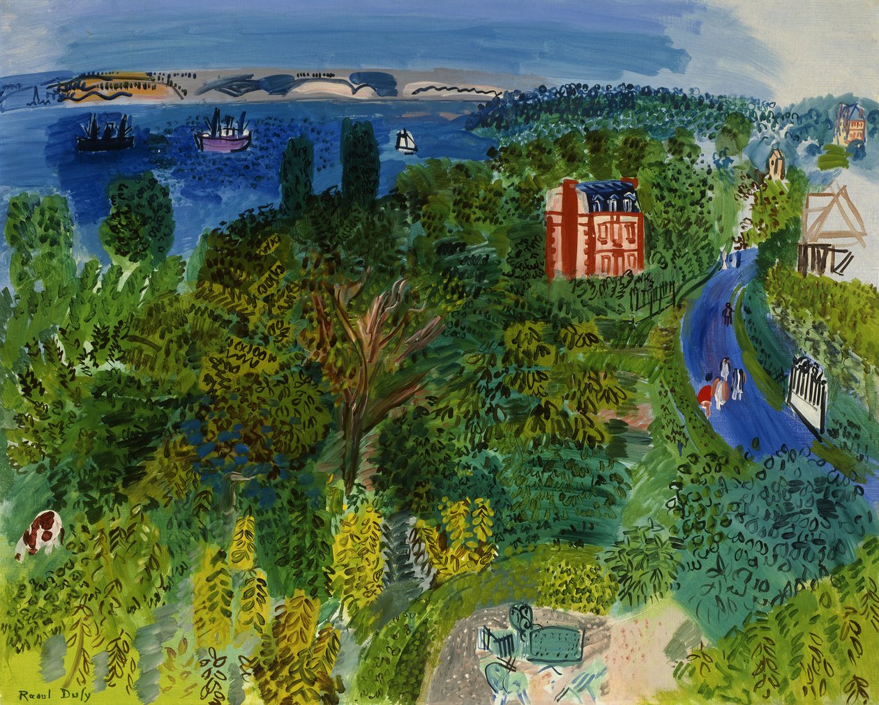 Villerville tekijältä Raoul Dufy
