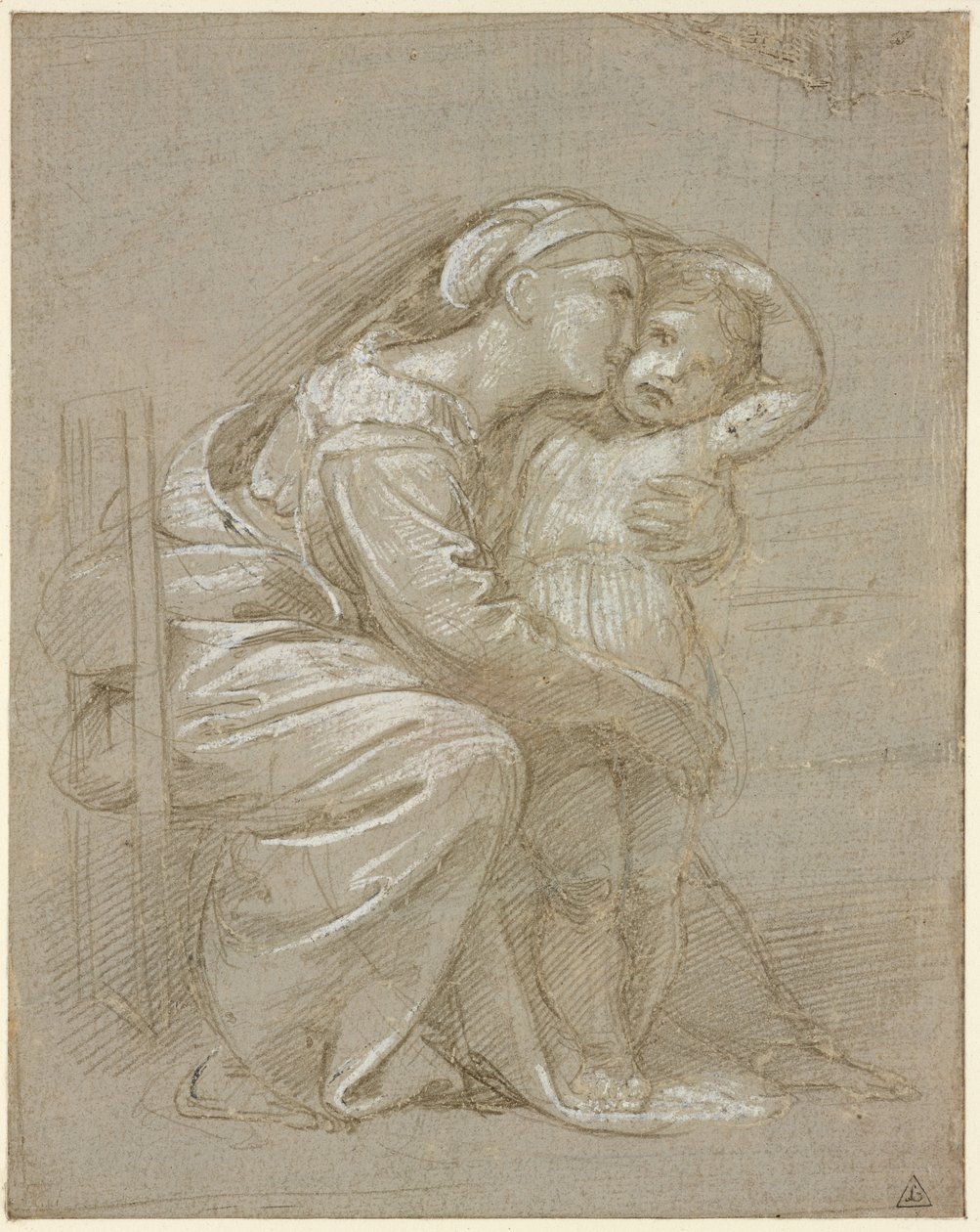 Äiti syleilee lasta, WA1846.202 tekijältä Raffaello Sanzio Raphael