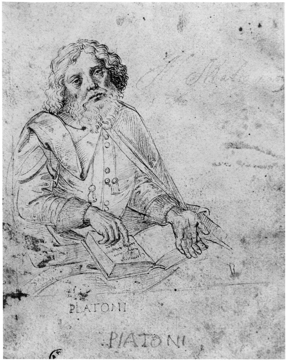 Platonin muotokuva (429-347 eKr.) tekijältä Raffaello Sanzio Raphael