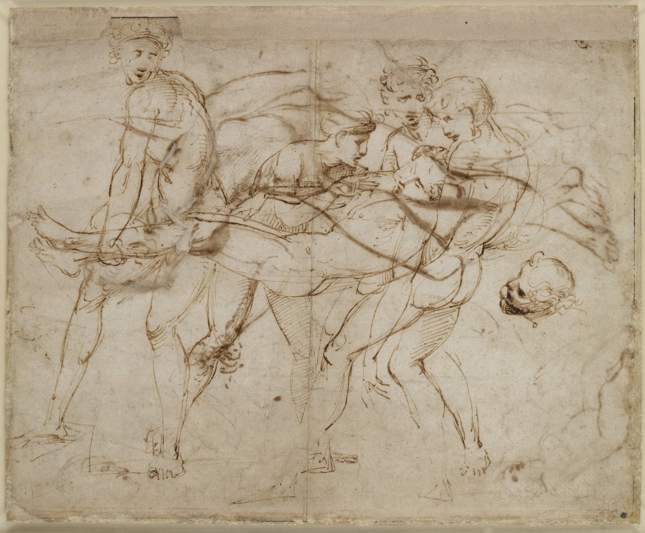 Rekto: The Death of Meleager tai The Death of Adonis, WA1846.180 tekijältä Raffaello Sanzio Raphael