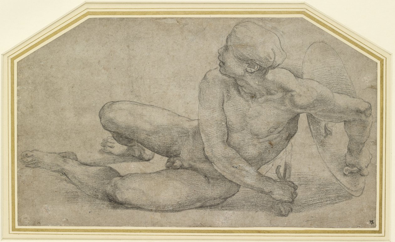 Makaava sotilashahmo, WA1846.201 tekijältä Raffaello Sanzio Raphael