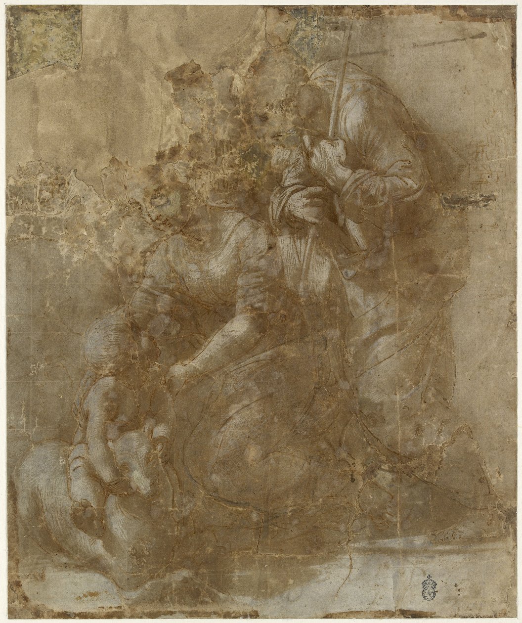 Pyhä perhe Karitsan kanssa, WA1951.46 tekijältä Raffaello Sanzio Raphael