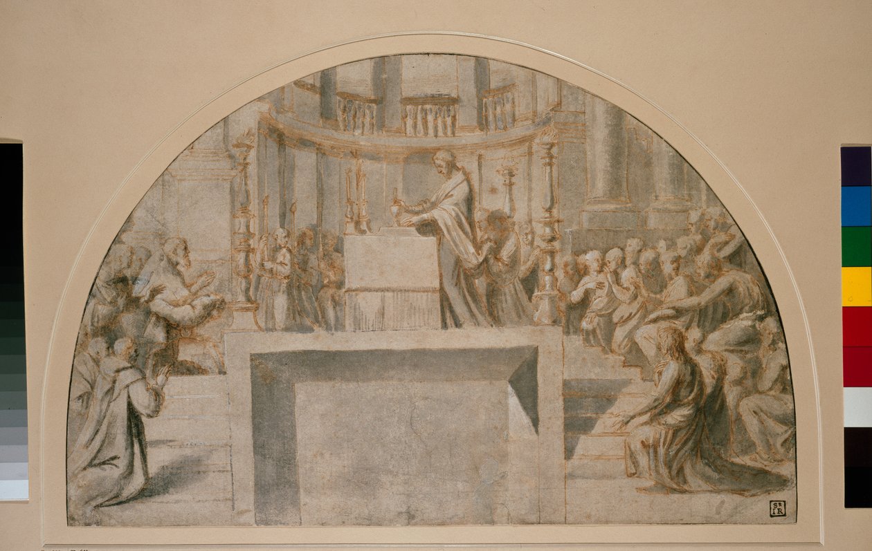 Ihmeellinen messu Bolsenassa tekijältä Raffaello Sanzio Raphael