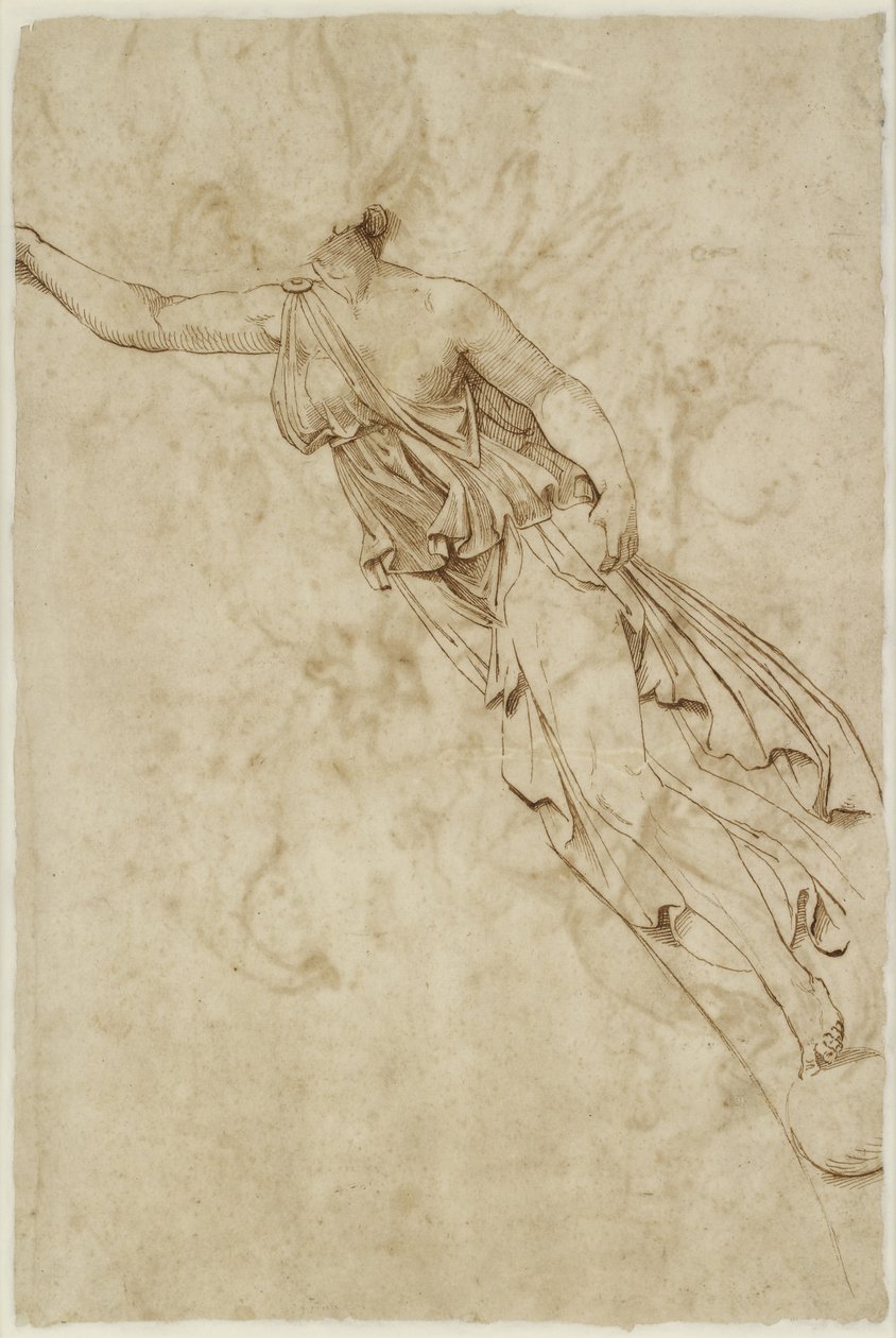 Verso: Voiton hahmo, WA1846.138 tekijältä Raffaello Sanzio Raphael