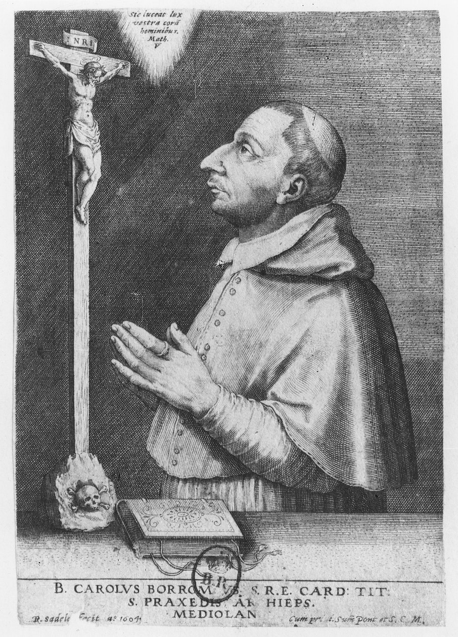 Charles Borromeo tekijältä Raphael I Sadeler