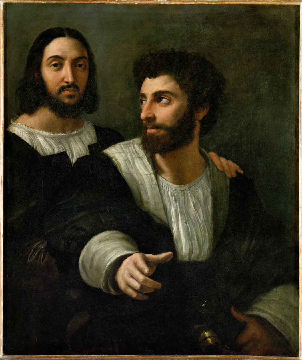 Raffael ja hänen miekkailumestarinsa ... tekijältä Raphael (1483 1520)