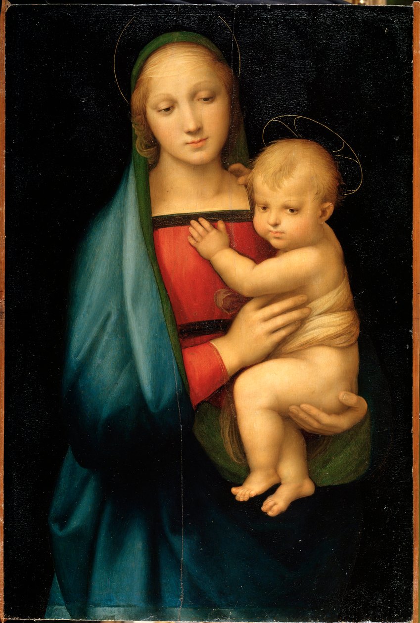 Madonna del Granduca - öljy puulle, noin 1504 tekijältä Raphael
