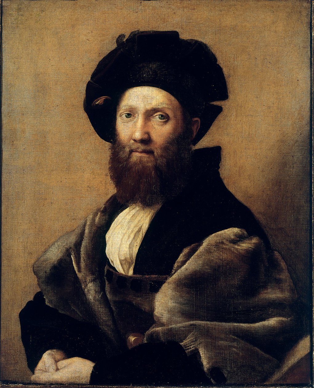 Baldassare Castiglionen muotokuva (Öljy kankaalle tekijältä Raphael