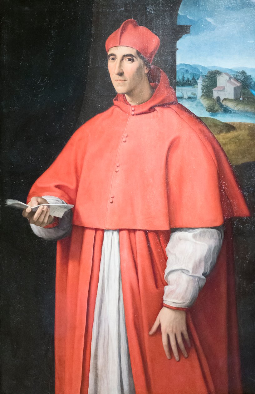 Kardinaali Alessandro Farnesen muotokuva tekijältä Raphael (1483 1520)