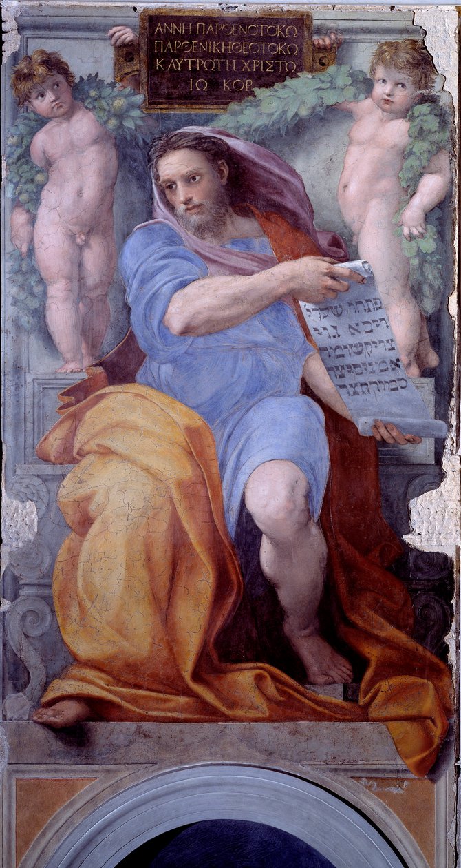 Profeetta Isaiah (Fresko tekijältä Raphael