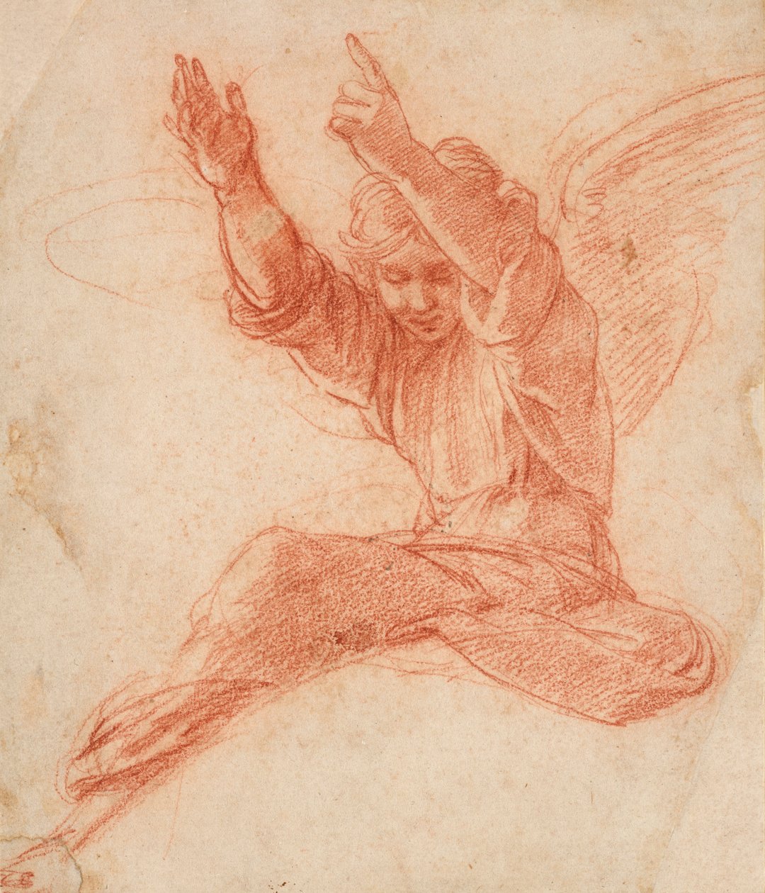 Enkeli, c1500-1520 tekijältä Raphael