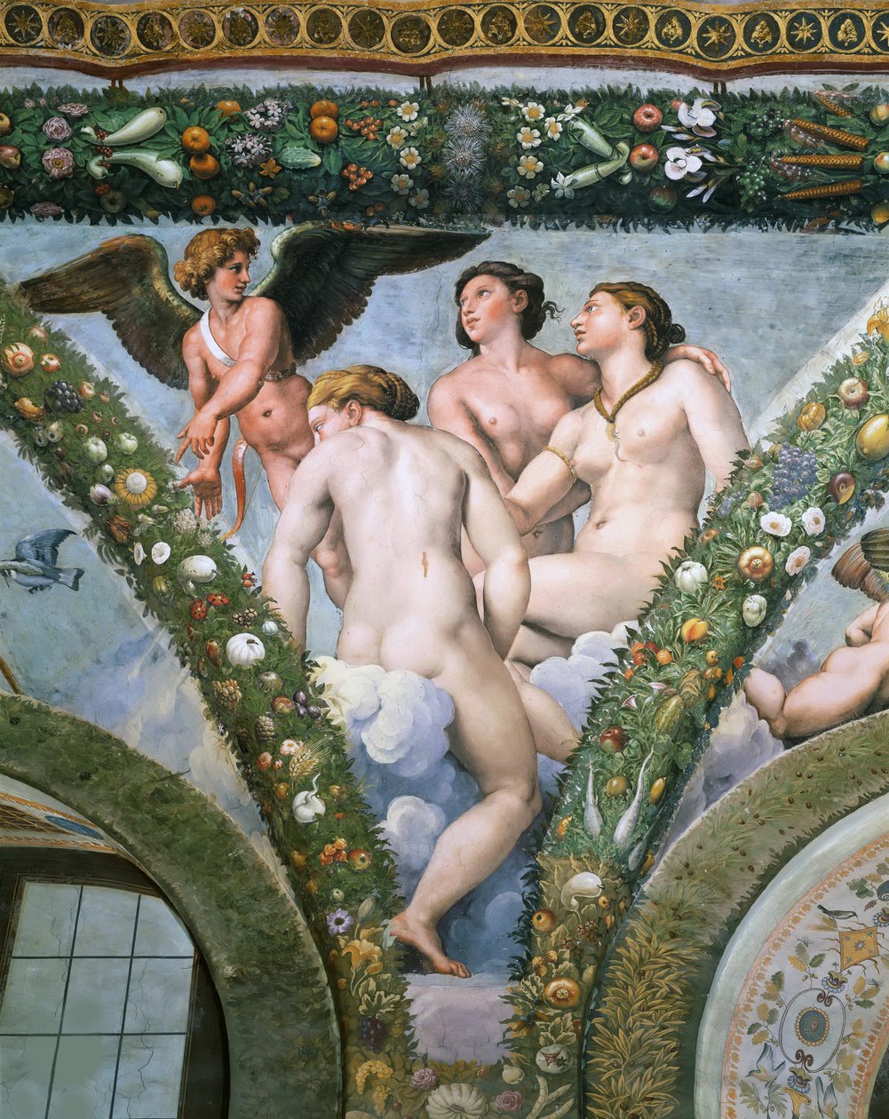 Amor ja kolme armoa, 1517-1518. tekijältä Raphael