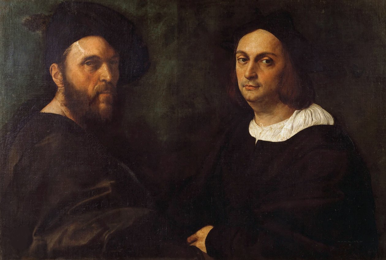 Kaksoismuotokuva, c. 1516. tekijältä Raphael