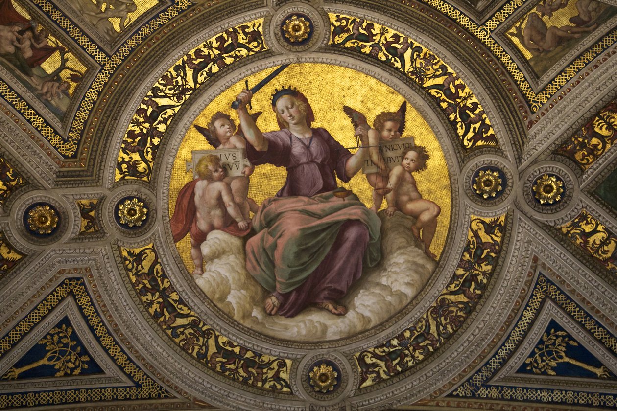 Lady Justice Fresh Stanza della Segnaturassa tekijältä Raffaello Sanzio Raphael