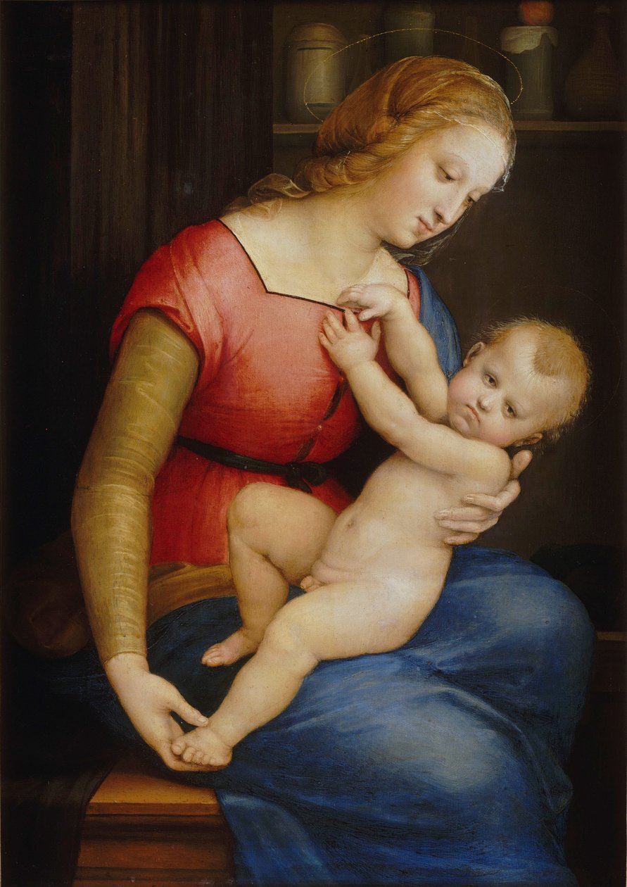 Madonna dOrleans, noin 1506-1507 tekijältä Raffaello Sanzio Raphael