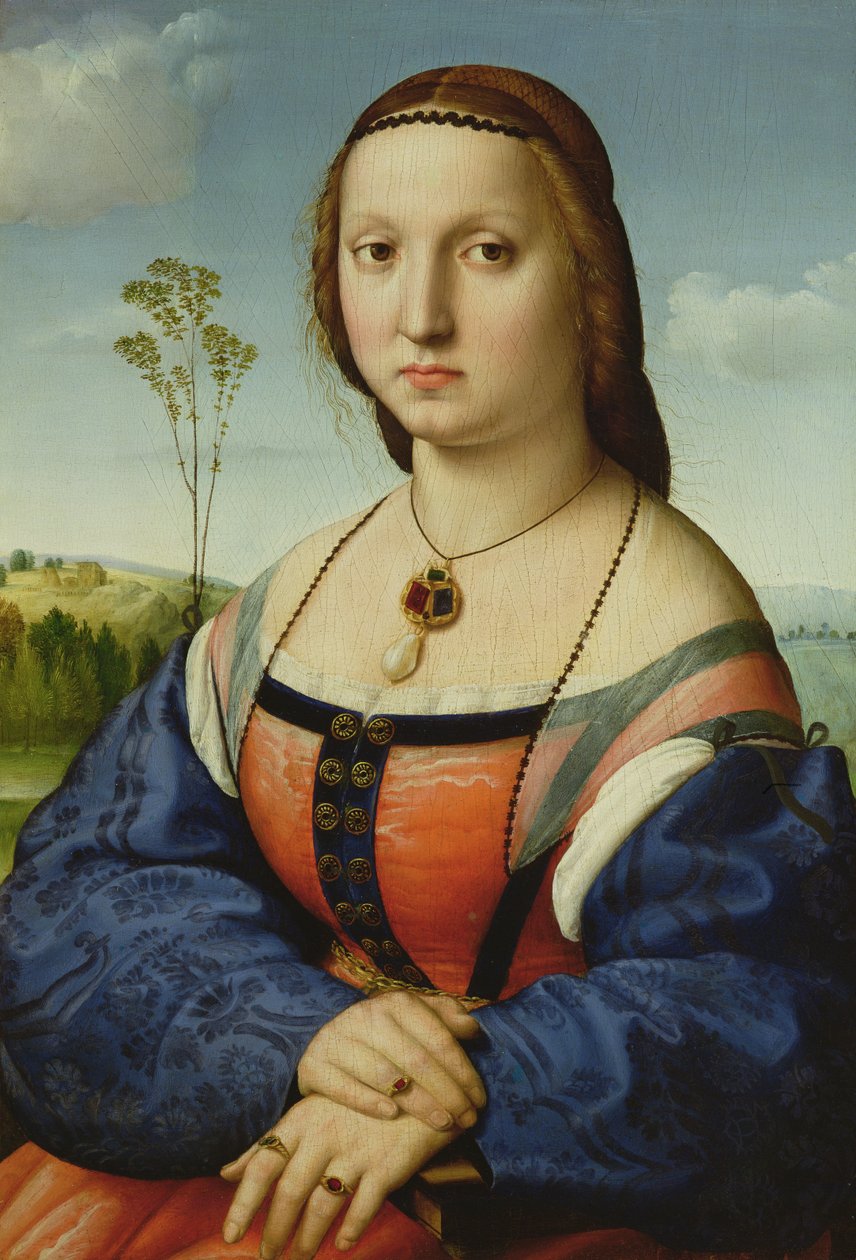 Maddalena Donin muotokuva, 1506 tekijältä Raffaello Sanzio Raphael