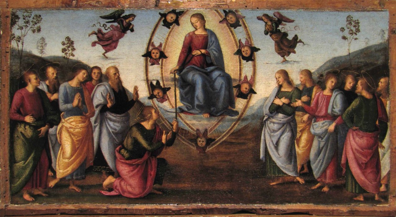 Fanon alttaritaulun Predella-paneeli, 1497 tekijältä Raffaello Sanzio Raphael