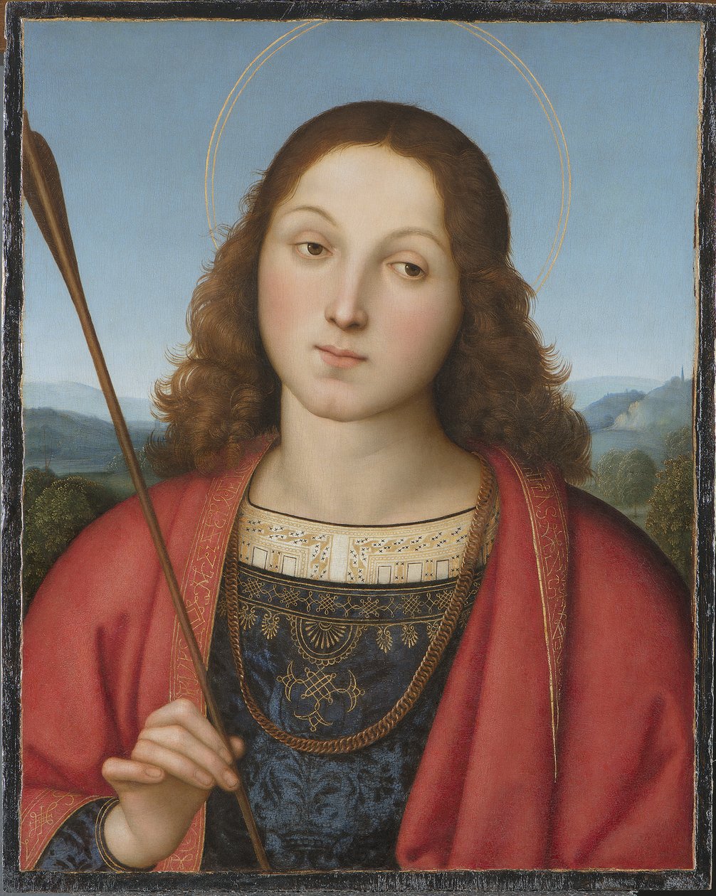 Saint Sebastian, noin 1501-1502 tekijältä Raffaello Sanzio Raphael