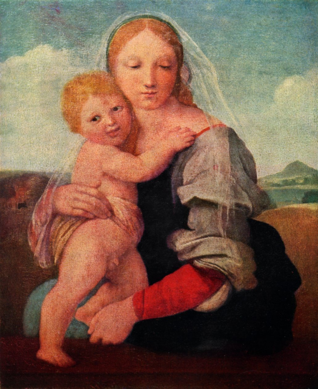 Mackintosh Madonna, c1510-1512, 1929 tekijältä Raffaello Sanzio Raphael
