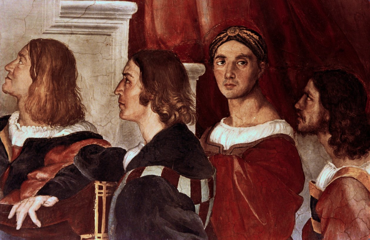 Messu Bolsenassa, yksityiskohta, 1512 tekijältä Raffaello Sanzio Raphael