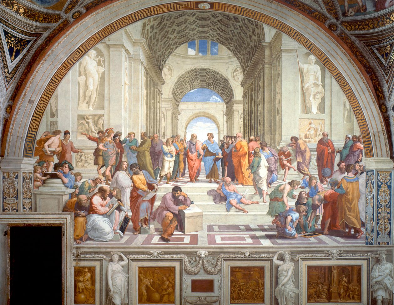 Ateenan koulu, 1509-1511. tekijältä Raphael