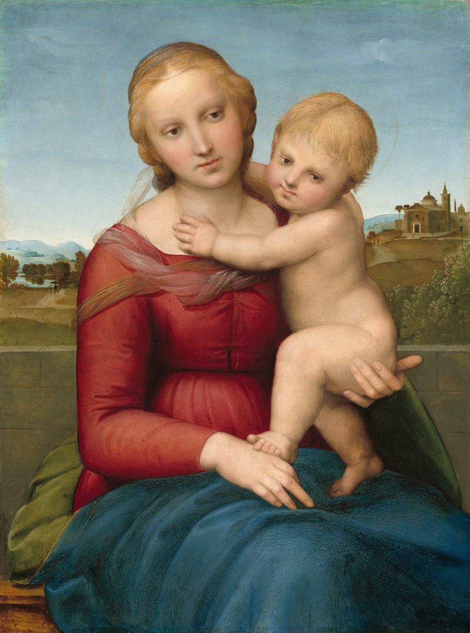 Pieni Cowper Madonna tekijältä Raphael
