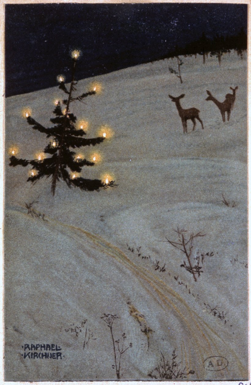 Joulukuusi lumessa tekijältä Raphael Kirchner