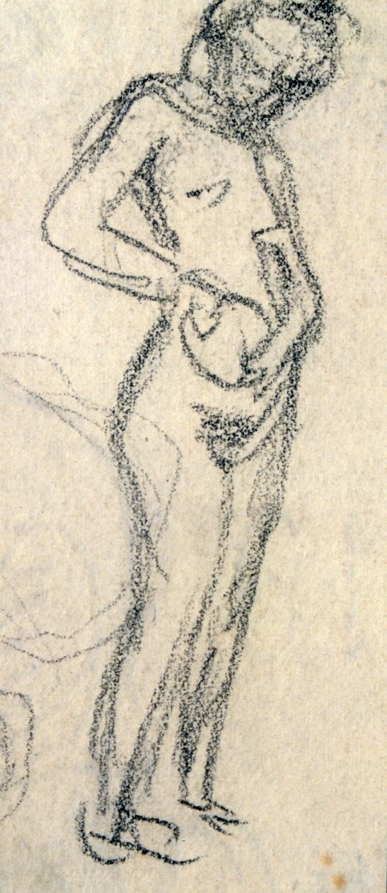 Alastontutkimus, c. 1905 (piirustus) tekijältä Raphael Kirchner