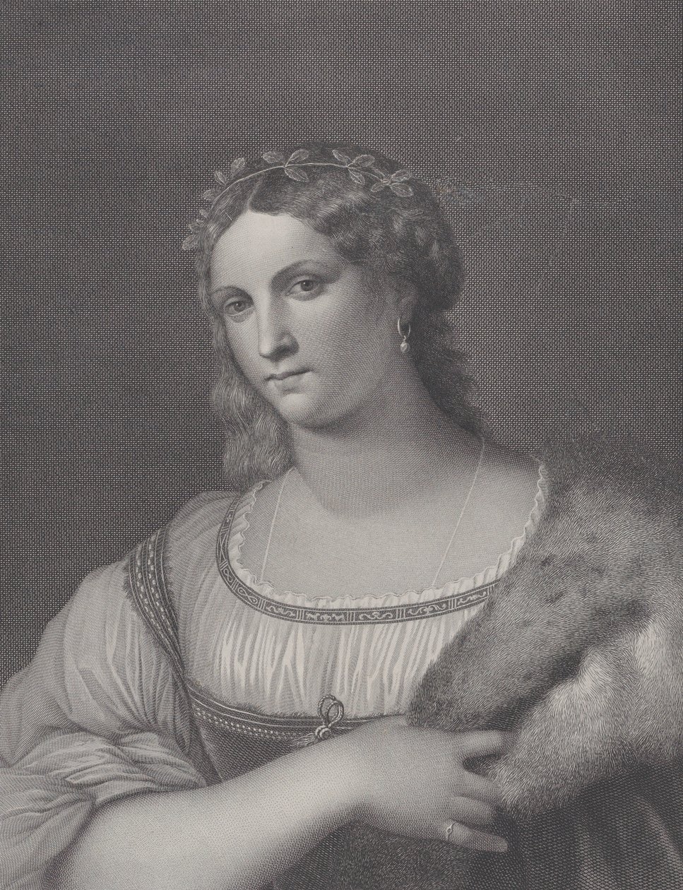 La Fornarina, 1814 tekijältä Raphael Morghen