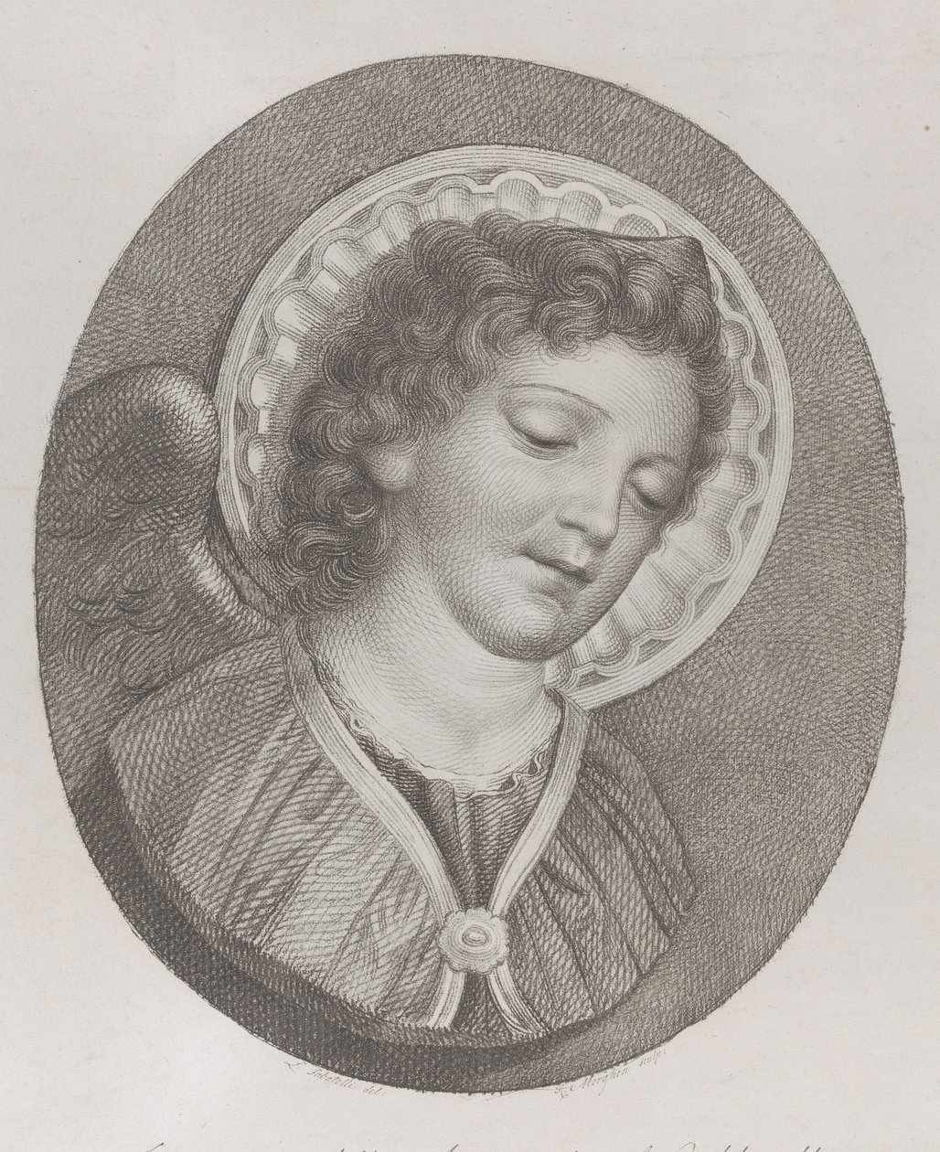 Arkkienkeli Gabriel, 1800 tekijältä Raphael Morghen