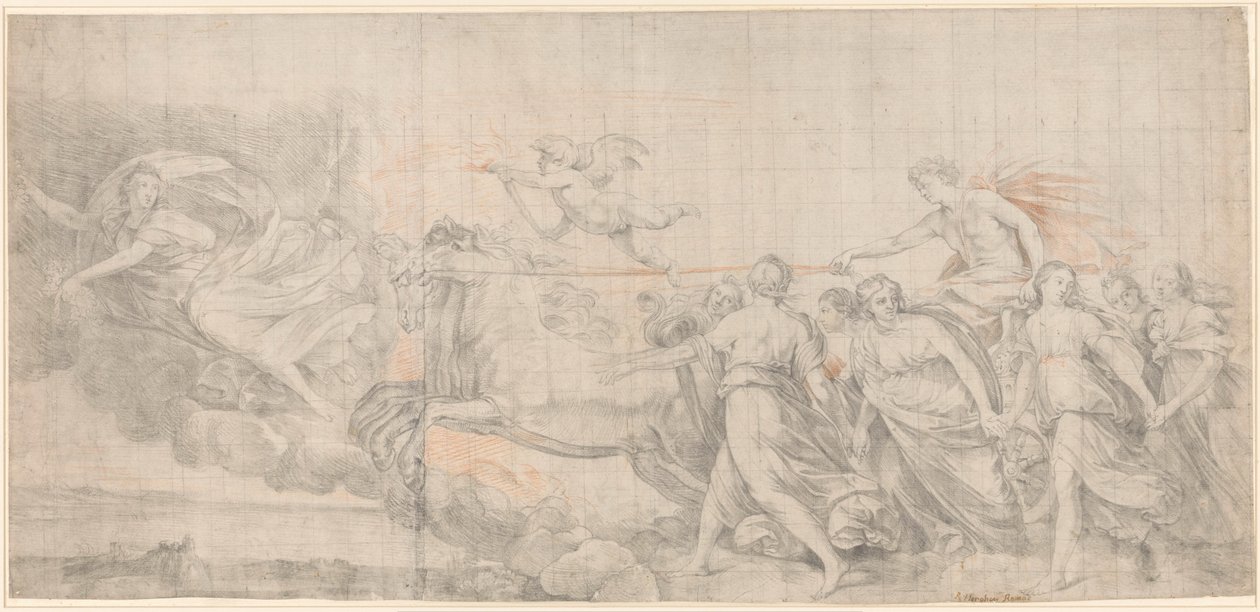 Näkymä Guido Renin Auroralle tekijältä Raphael Morghen